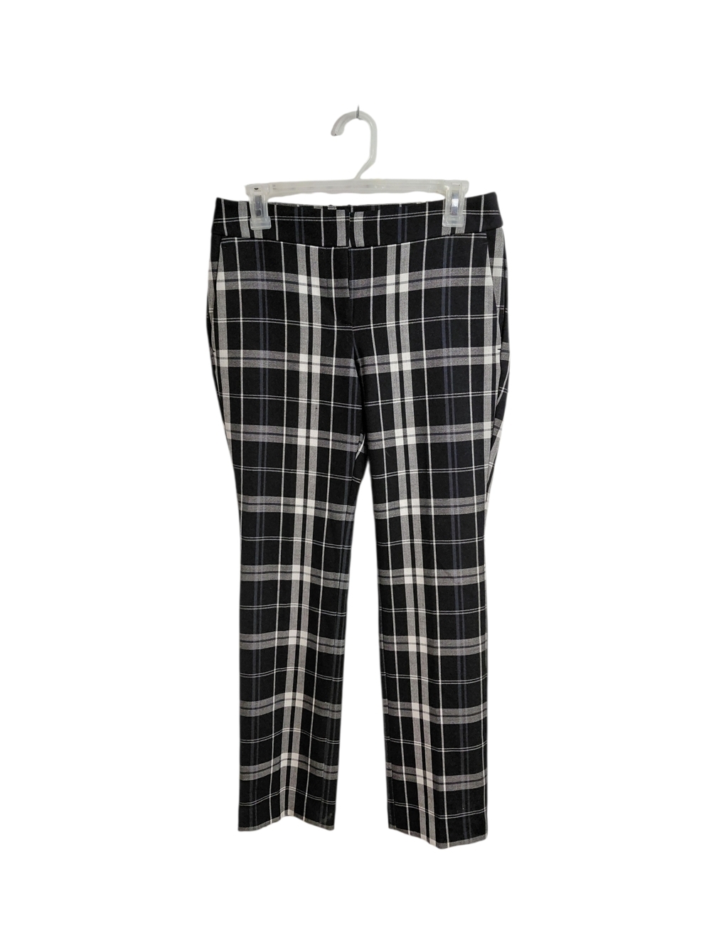 Ann Taylor Factory Black & White Plaid Trousers